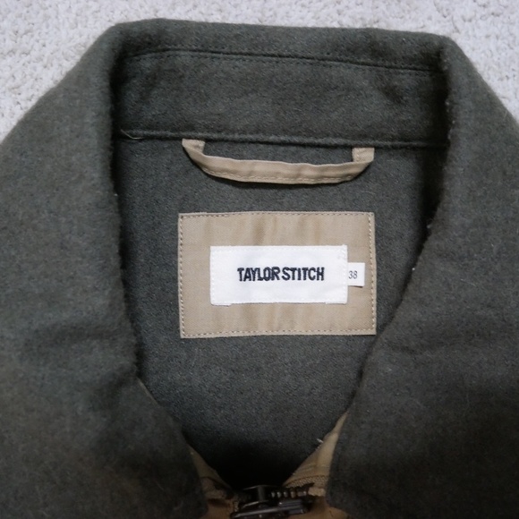 Taylor Stitch Deck Jacket in Khaki Dry Wax - Picture 4 of 8